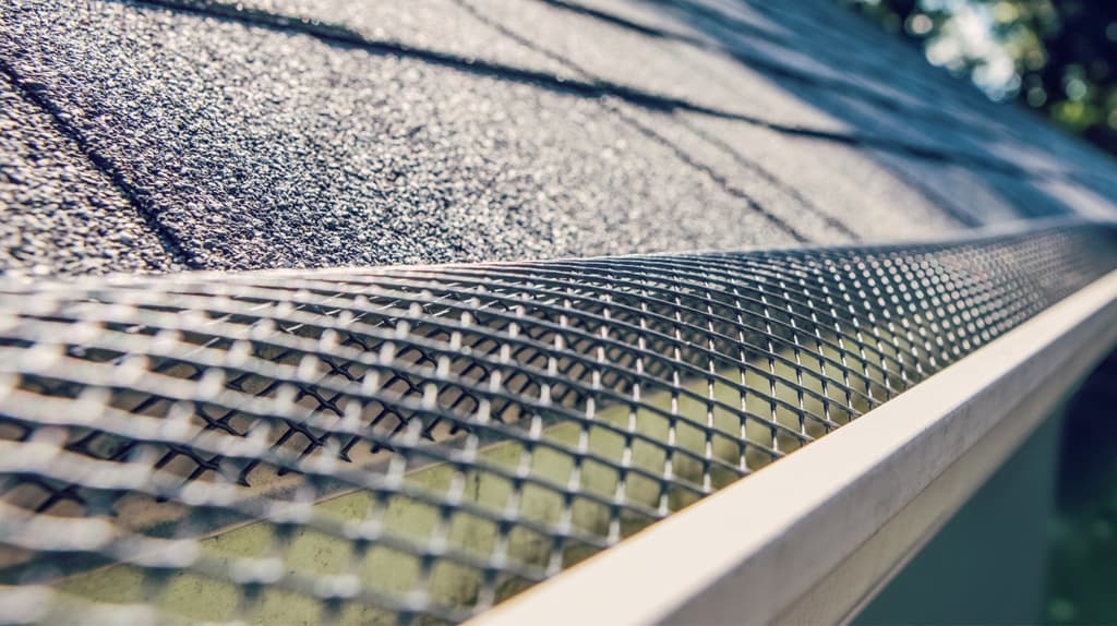 Seamless gutter installation on a Central Texas home