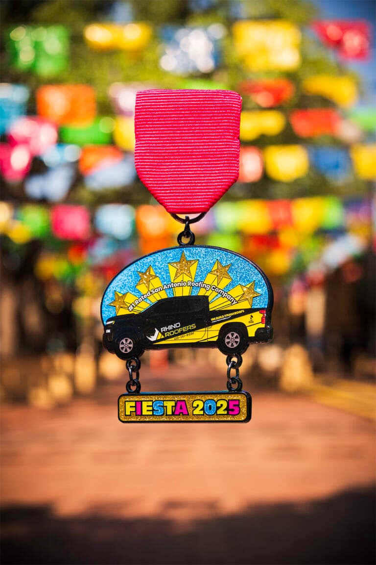 Fiesta Medal Rhino Roofers