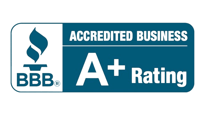 BBB Accredited Business, A+ rating