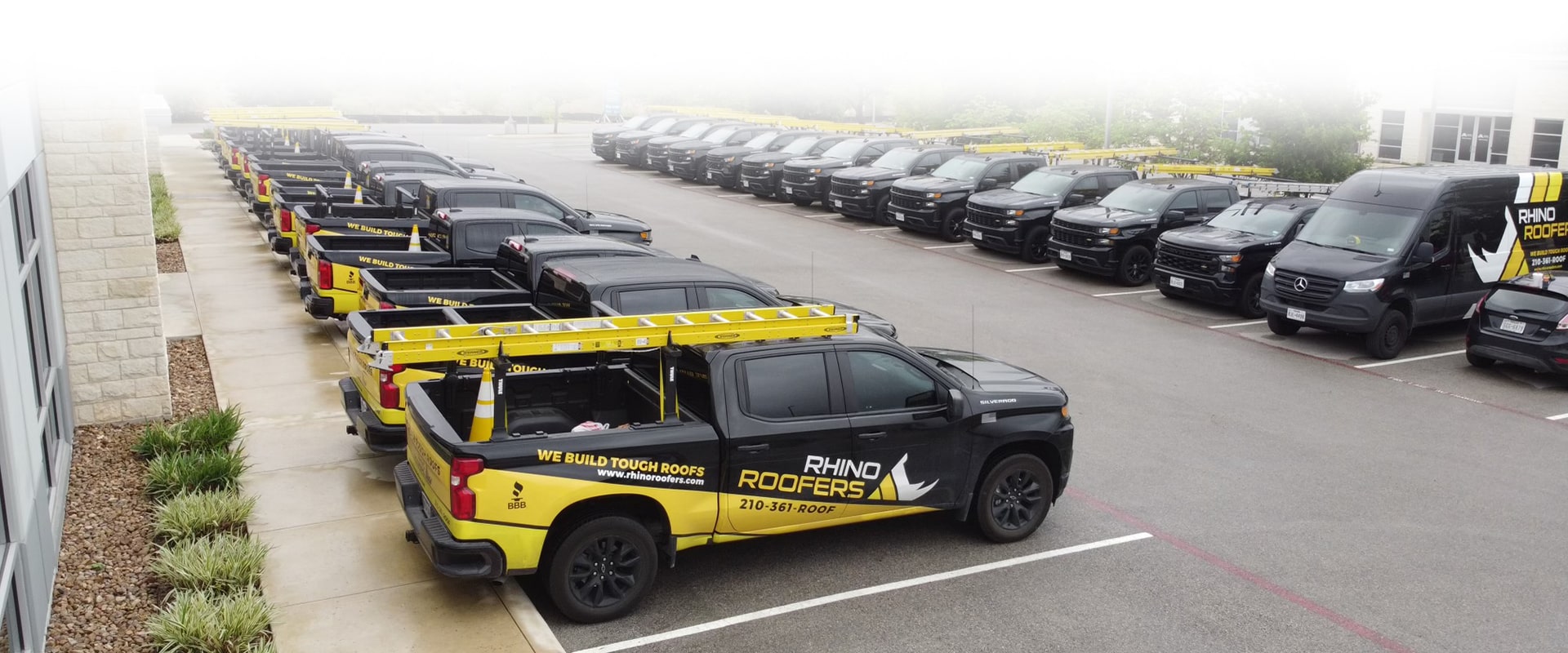 Rhino Roofer Trucks top rated roofer