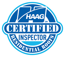 HAGG certified inspector residential roofs
