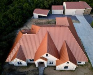 copper metal roof austin